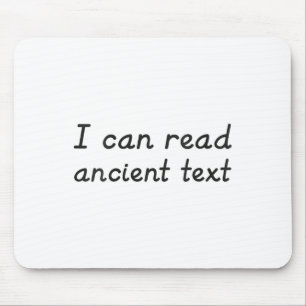 Tapis De Souris Femmes Je Peux Lire Le Texte Ancien V-Col