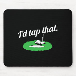Tapis De Souris Femmes Je taperais ce golfeur de golf - Golf drôle