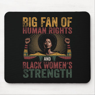Tapis De Souris Femmes Mois de l'histoire des Noirs Sensibilisatio