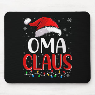 Tapis De Souris Femmes Oma Claus Feux de Noël