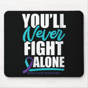 Tapis De Souris Femmes Vous Ne Combattrez Jamais Seul Semaine Nati