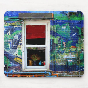 Tapis De Souris Fenêtre dans une fresque