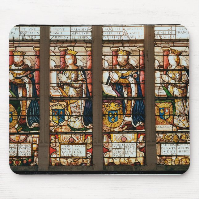 Tapis De Souris Fenêtre dépeignant Francois de Bourbon (Devant)