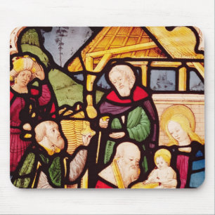 Tapis De Souris Fenêtre dépeignant l'adoration des Magi