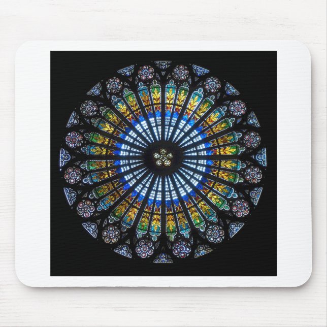 Tapis De Souris fenêtre rose (Devant)