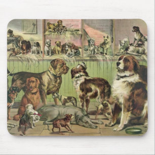 Tapis De Souris Fer Amis Amoureux de les chiens Souris