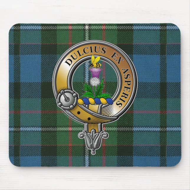 Tapis De Souris Ferguson Tartan & Badge (Devant)