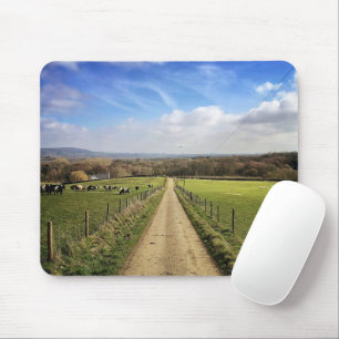 Tapis De Souris Fermes Français Camptryside Dirt Road