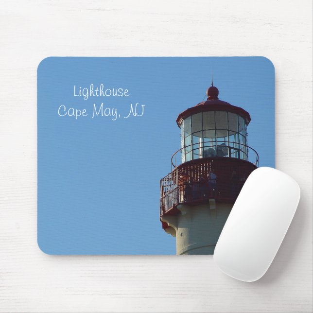 Tapis De Souris Fermeture du phare du Cap May Mousepad (Avec souris)