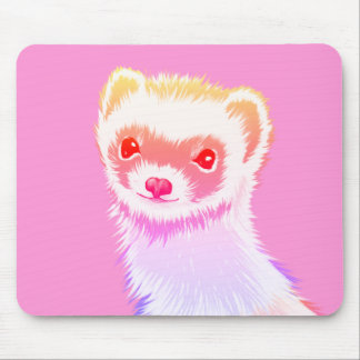Tapis De Souris Ferret Sassy Aux Couleurs Arc-En-Ciel