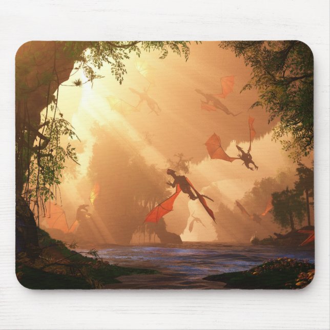 Tapis De Souris Festival des dragons Mousepad (Devant)