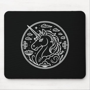 Tapis De Souris Fête 2026 Licorne Année du Cheval Fortune Rid