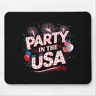 Tapis De Souris Fête aux États-Unis 4 juillet Jour de l'Indépendan