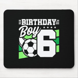 Tapis De Souris Fête d'anniversaire de football pour enfants - Gar