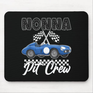 Tapis De Souris Fête d'anniversaire de voiture de course famille n