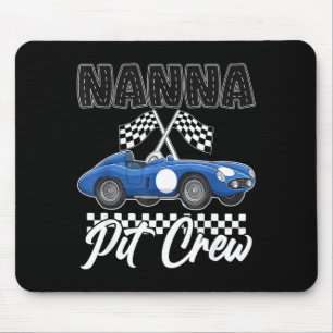 Tapis De Souris Fête d'anniversaire de voiture de course famille n