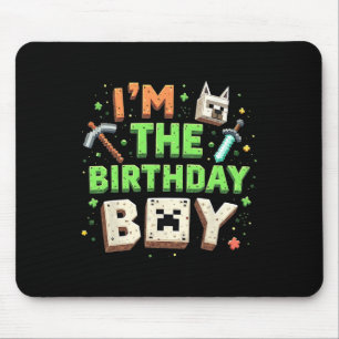 Tapis De Souris Fête d'anniversaire Je suis le garçon d'anniversai
