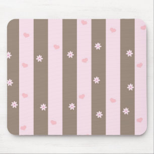 Tapis De Souris Fête de bureau Amour Paix Merci Motif Coloré