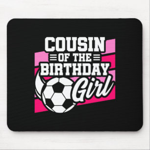 Tapis De Souris Fête de football de soccer pour enfants Cousine de