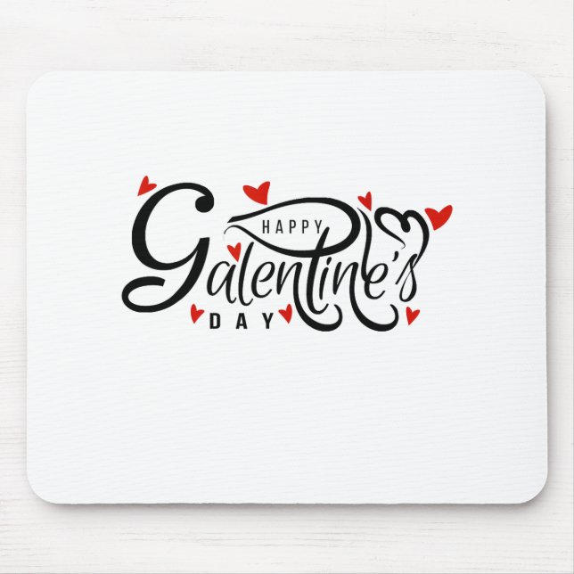 Tapis De Souris Fête de la Saint-Valentin Fête de la Femme (Devant)