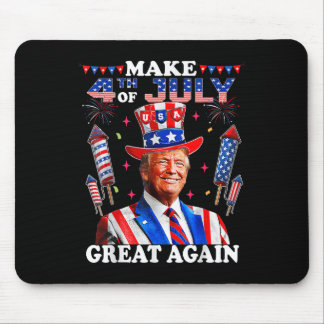 Tapis De Souris Fête de l'Indépendance de Trump Faire 4 juillet Gr