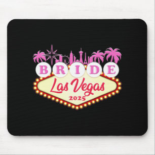 Tapis De Souris Fête de mariage Mariée Las Vegas 2025 Enterrement 