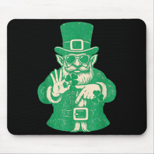 Tapis De Souris Fête de Patrick, Leprechauns Drôle 6 Cadeau Meme H
