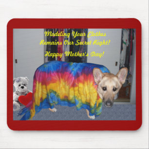 Tapis De Souris Fête des mères Modélisation des vêtements