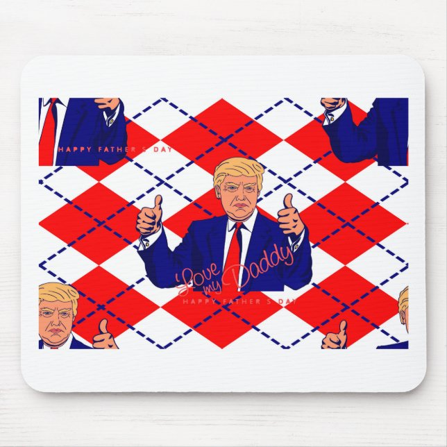 Tapis De Souris fête des pères donald trump (Devant)