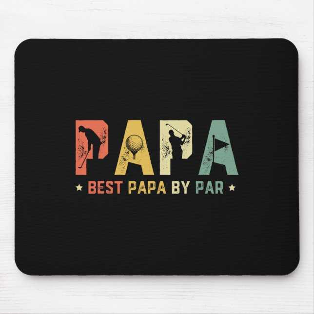 Tapis De Souris Fête des Pères Meilleur Papa  (Devant)
