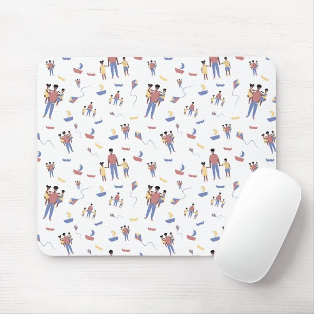 Tapis De Souris Fête des pères Mousepad (Avec souris)