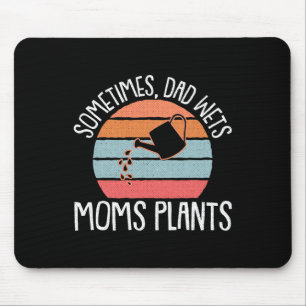 Tapis De Souris Fête des pères Plante humide Jardinage Papa-dy Pap