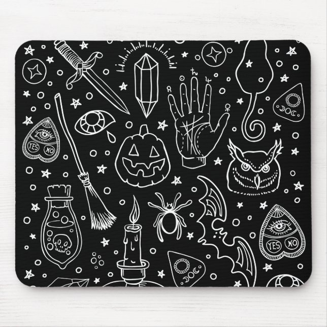 Tapis De Souris Fête d'Halloween (Devant)