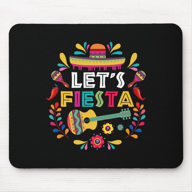 Tapis De Souris Fête mexicaine Cinco De Mayo (Devant)