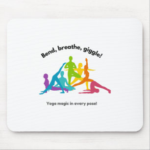 Tapis De Souris Fêter la Journée internationale du yoga pour enfan