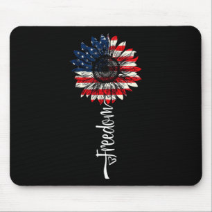 Tapis De Souris Fêter le 4 juillet Fête de l'Indépendance Drapeau