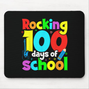 Tapis De Souris Fêter les 100 jours d'école Musique Enseignants et