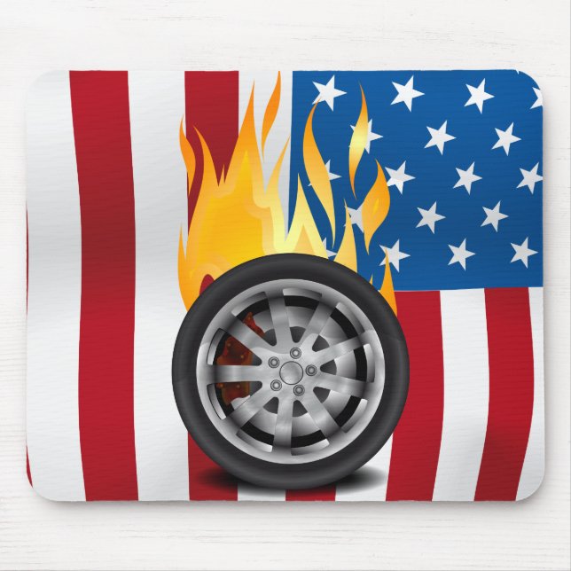 Tapis De Souris Feu, Alliage - États-Unis (Devant)