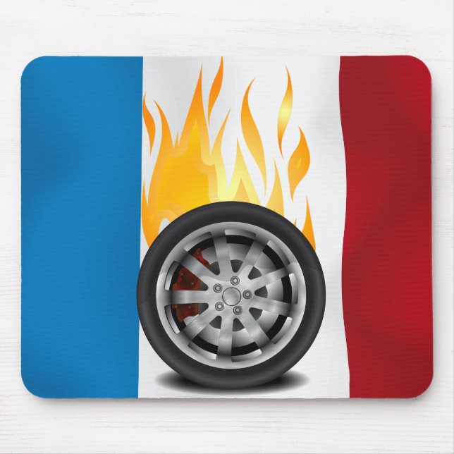 Tapis De Souris Feu, Alliage - France (Devant)