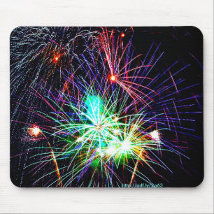 Tapis De Souris Feu d'artifice Mousepad