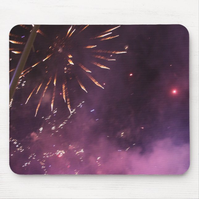 Tapis De Souris Feu d'artifice Mousepad (Devant)