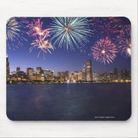 Feu d'artifice sur l'horizon de Chicago 2