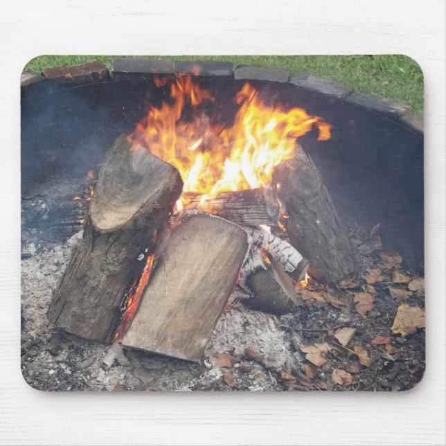 Tapis De Souris Feu de campagne Mousepad (Devant)