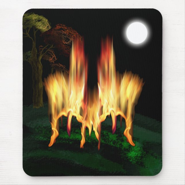 Tapis De Souris Feu d'incendie (Devant)