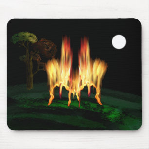 Tapis De Souris Feu d'incendie