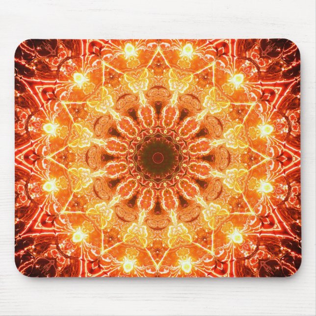 Tapis De Souris Feu léger 1 Mousepad (Devant)