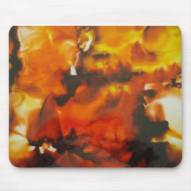 Tapis De Souris Feu sur verre (Devant)