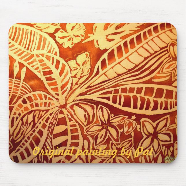 Tapis De Souris Feuille brun de novembre (Devant)