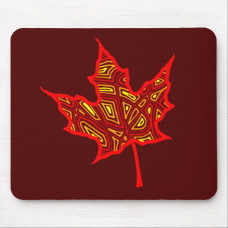 Tapis De Souris Feuille de feu