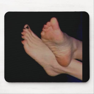 TAPIS DE SOURIS FEUILLE DE PIEDS